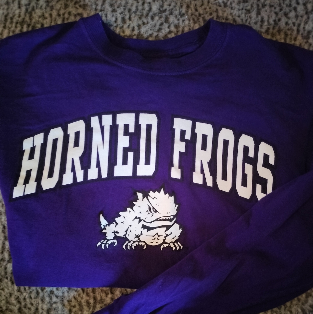 TCU Long sleeve t shirt